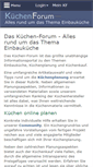 Mobile Screenshot of kuechen-forum.de